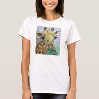 GIRAFFE ART T SHIRT BIRTHDAY CHRISTMAS PRESENT