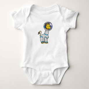 Giraffe as Astronaut in Glass sphere Baby Bodysuit
