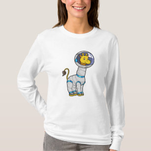 Giraffe as Astronaut in Glass sphere T-Shirt