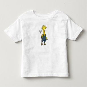 Giraffe as Farmer with Pitchfork Toddler T-shirt