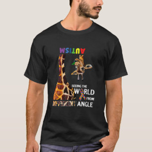 Giraffe Autism Day Seeing The World From Different T-Shirt