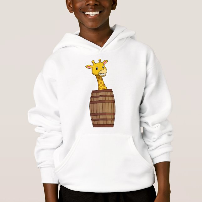 Giraffe avec tonneau (Devant)