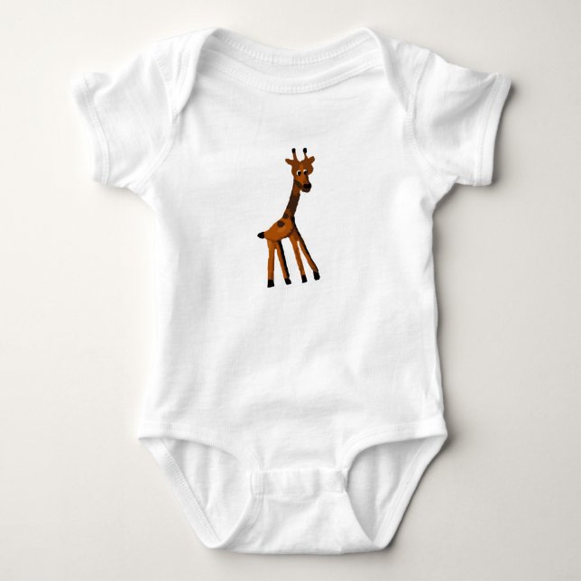 Giraffe Baby Bodysuit (Front)