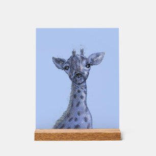 Giraffe Baby Boy Acrylic Sign