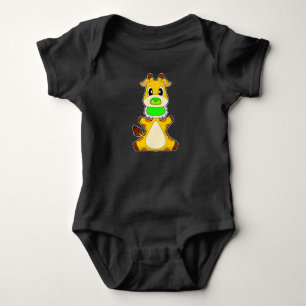 Giraffe Baby Pacifier Bib Bodysuit