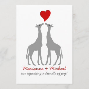 Giraffe Baby Shower Invitation