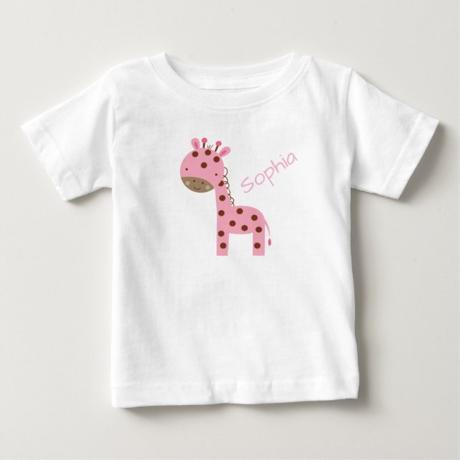 Giraffe Baby T-Shirt (Front)