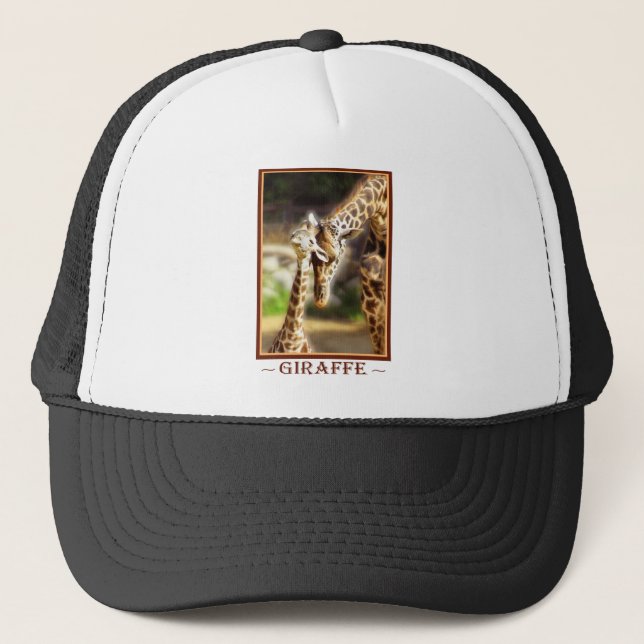 Giraffe Baby Trucker Hat (Front)
