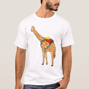 Giraffe Backpack T-Shirt
