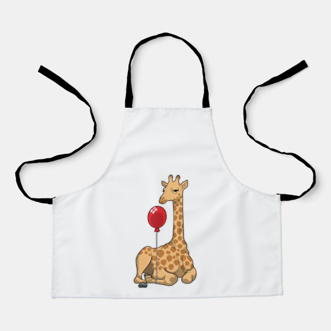 Giraffe Balloon Apron (Front)