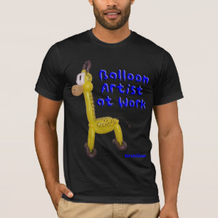 Giraffe Balloon Art Shirt - Balloon Artist at Work