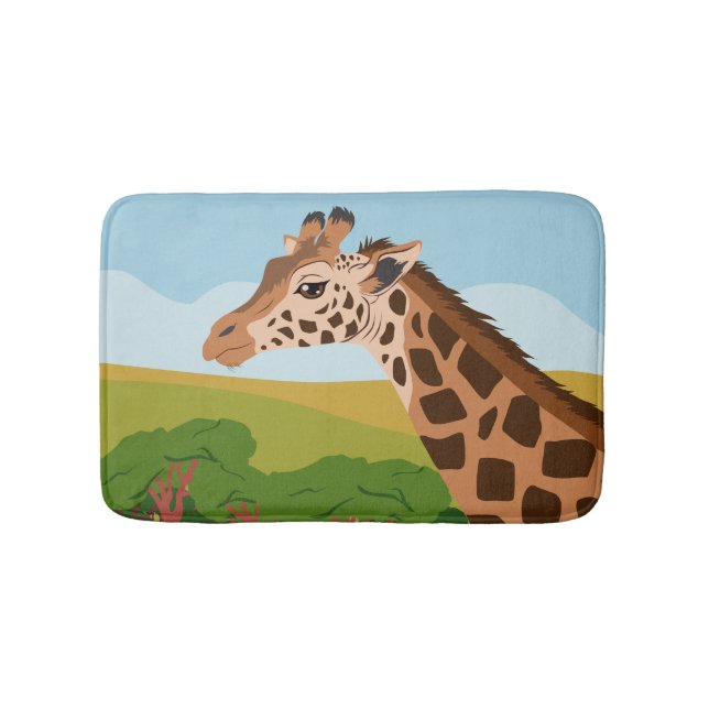 Giraffe Bath Mat (Front)