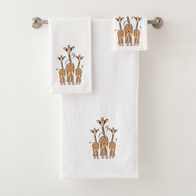 Giraffe Bébé mignonne, animaux de safari (En situation)