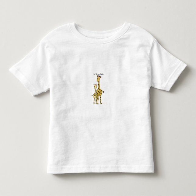 Giraffe Big Sister T-Shirt (Front)