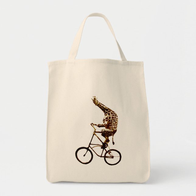 Giraffe biker tote bag (Front)