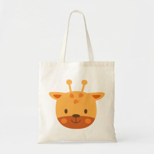 Giraffe Birthday Kids Art Tote Bag
