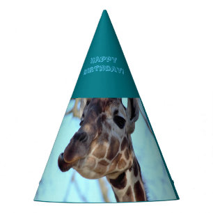 Giraffe Birthday Party Party Hat