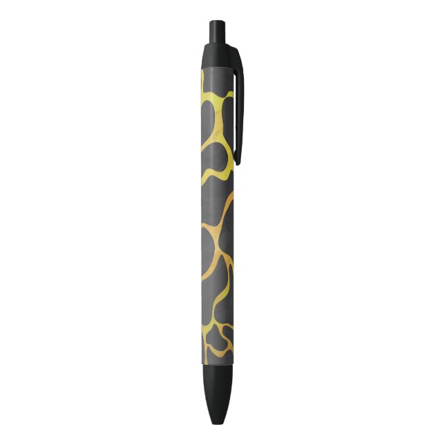Giraffe Black and Yellow Print Ink Pen (Bottom (Vertical))