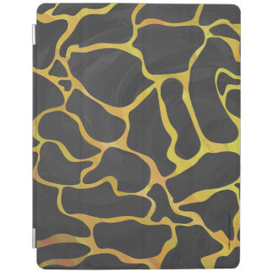 Giraffe Black and Yellow Print iPad Smart Cover