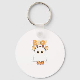 Giraffe Boo Halloween Essential T-Shirt Keychain