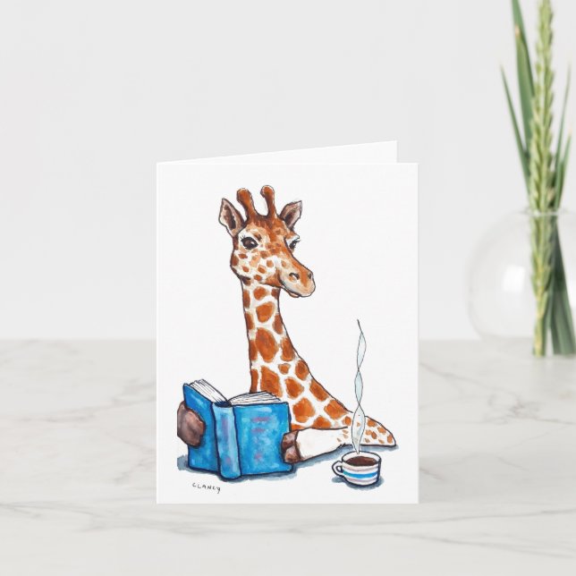 Giraffe book and beverage card (Front)