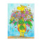 Giraffe bouquet postcard 