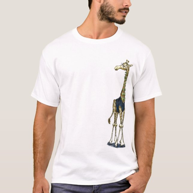 Giraffe Bow Tie Guy T-Shirt (Front)