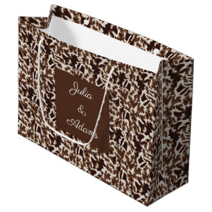 Giraffe Brown Gift Bag