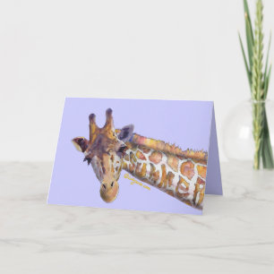 Giraffe Camouflage Greeting and Note Cards