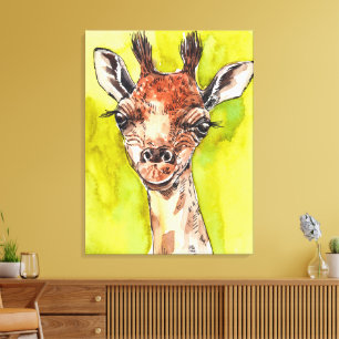 Giraffe Canvas Print