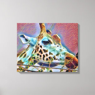 GIRAFFE  CANVAS PRINT