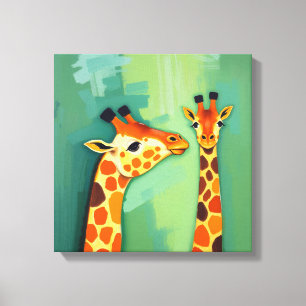 Giraffe Canvas Wall art