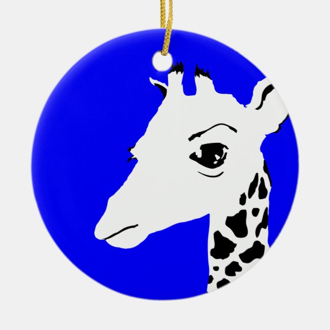 giraffe ceramic ornament (Front)