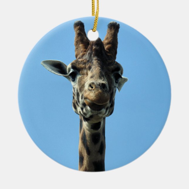 GIRAFFE CERAMIC ORNAMENT (Front)