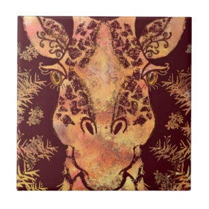 Giraffe Ceramic Tile