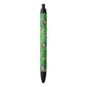 Giraffe Christmas Black Ink Pen