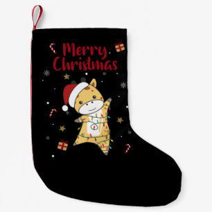 Giraffe Christmas Giraffes Winter Animals Small Ch Stocking