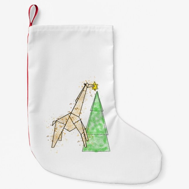 Giraffe Christmas stocking (Front)
