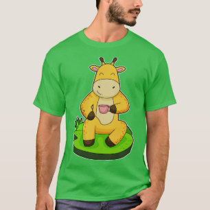 Giraffe Coffee Cup T-Shirt