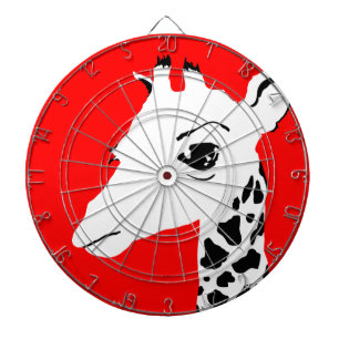 giraffe (colour customizable) dartboard