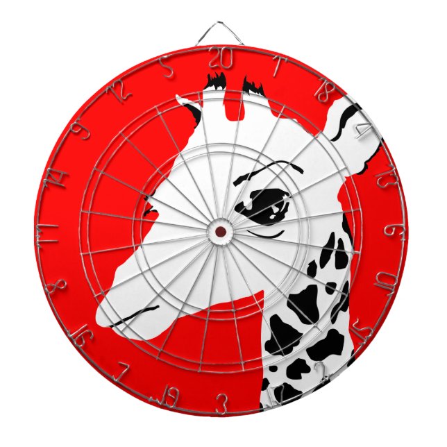 giraffe (colour customizable) dartboard (Front)