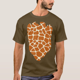 Giraffe Costume  Belly Giraffe Pattern Trick Or Tr T-Shirt
