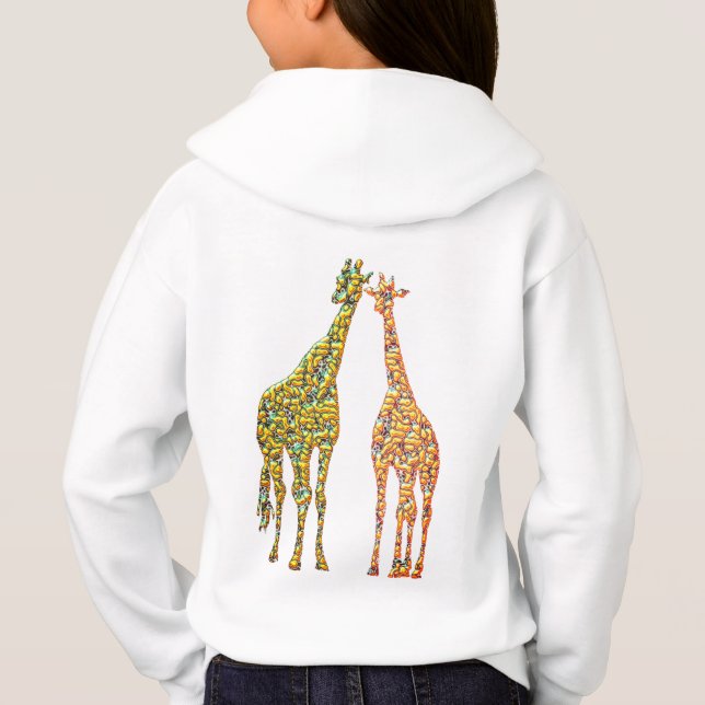 Giraffe Couple Hoodie (Back)
