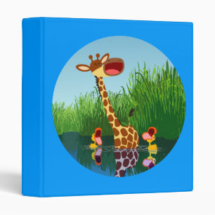 Giraffe de cartons mignons et Classeur de canettes