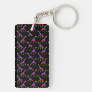Giraffe de couleur arc-en-ciel