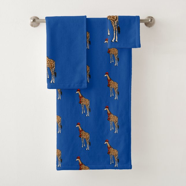 Giraffe de Noël (En situation)