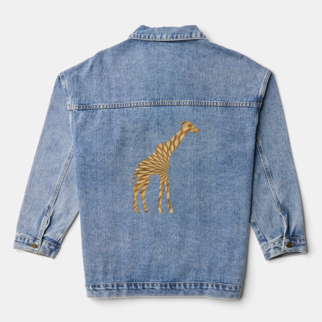 Giraffe Denim Jacket (Back)