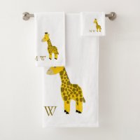 Giraffe Design Monogrammed