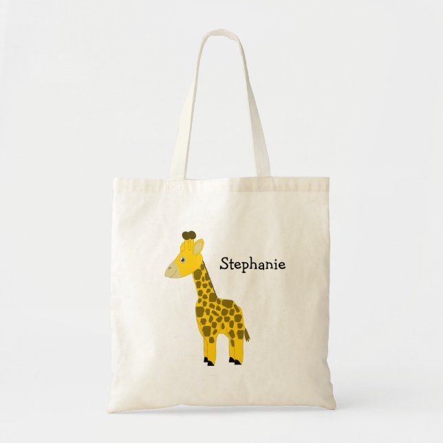 Giraffe Design Tote Bag (Front)