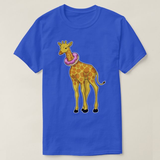 Giraffe Doughnut T-Shirt (Design Front)